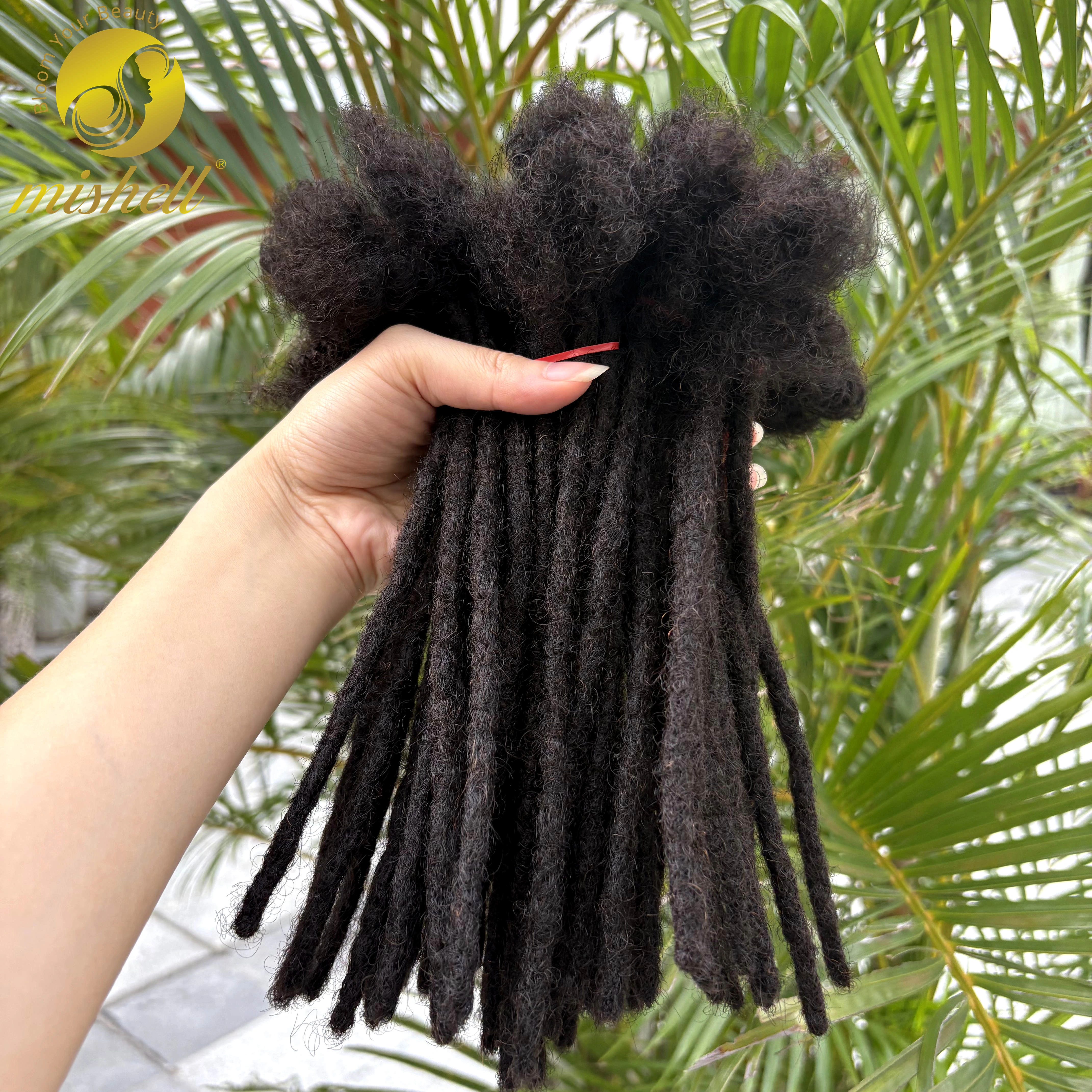 Extensions de dreadlocks en cheveux humains 100% naturels