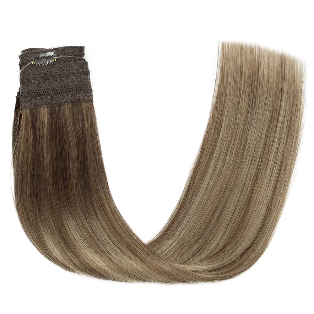 Extensions de cheveux Halo fil caché pince dans