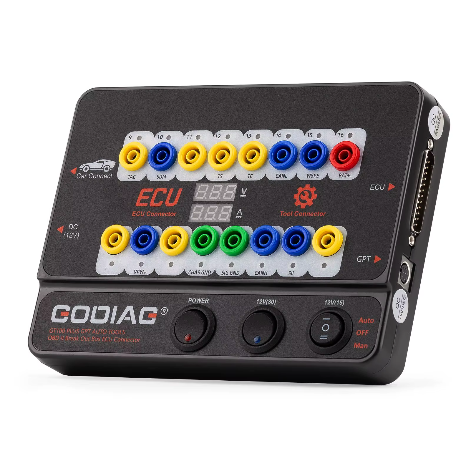 GODIAG GT100PLUS GPT ENET DOIP 24 V-12 V AUTO TOOLS OBD II boîte de dérivation connecteur ECU