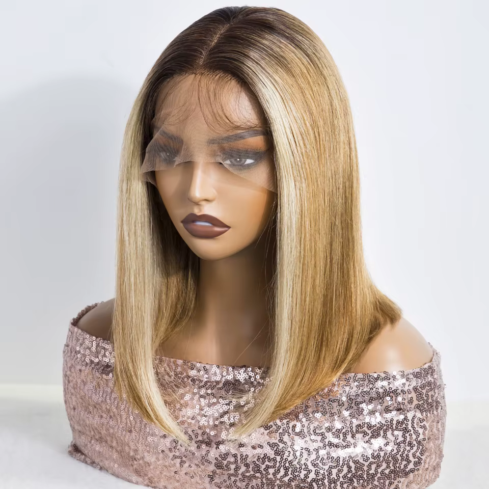 Perruques de cheveux brésiliens avant de dentelle 13X4 élégantes