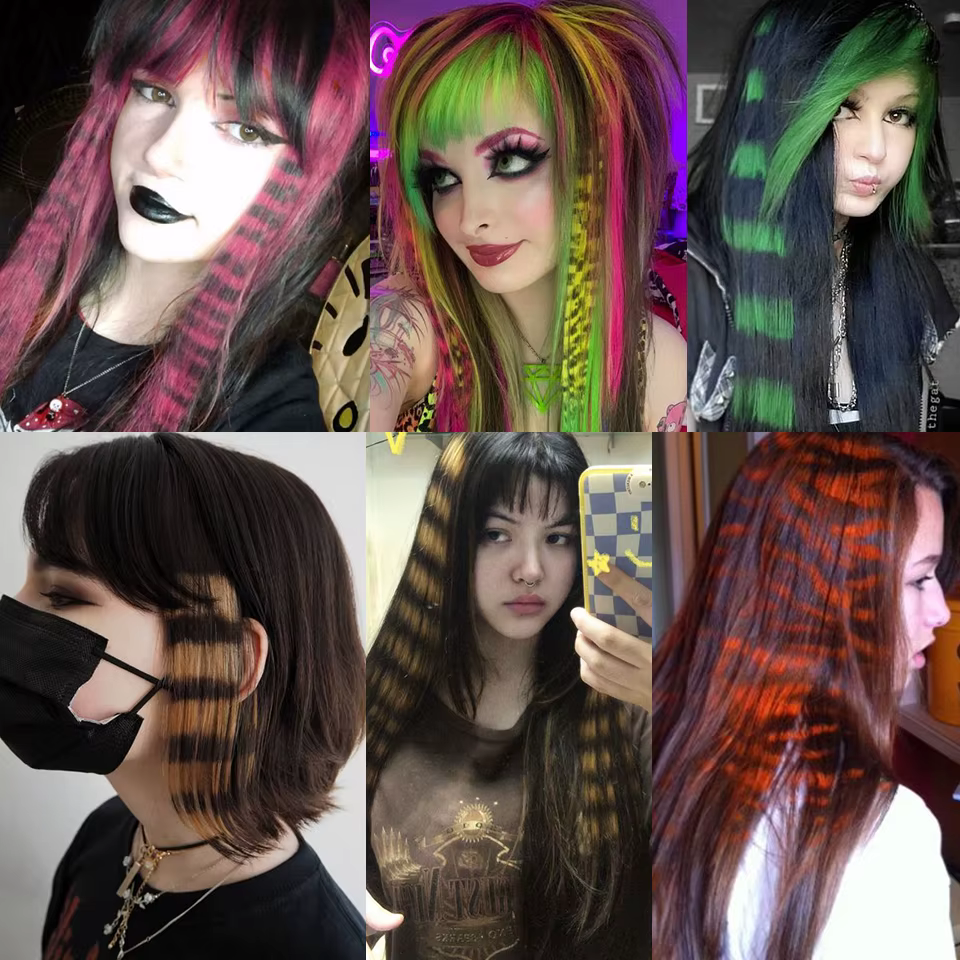Extension de Cheveux Synthétiques en Plumes pour Femme
