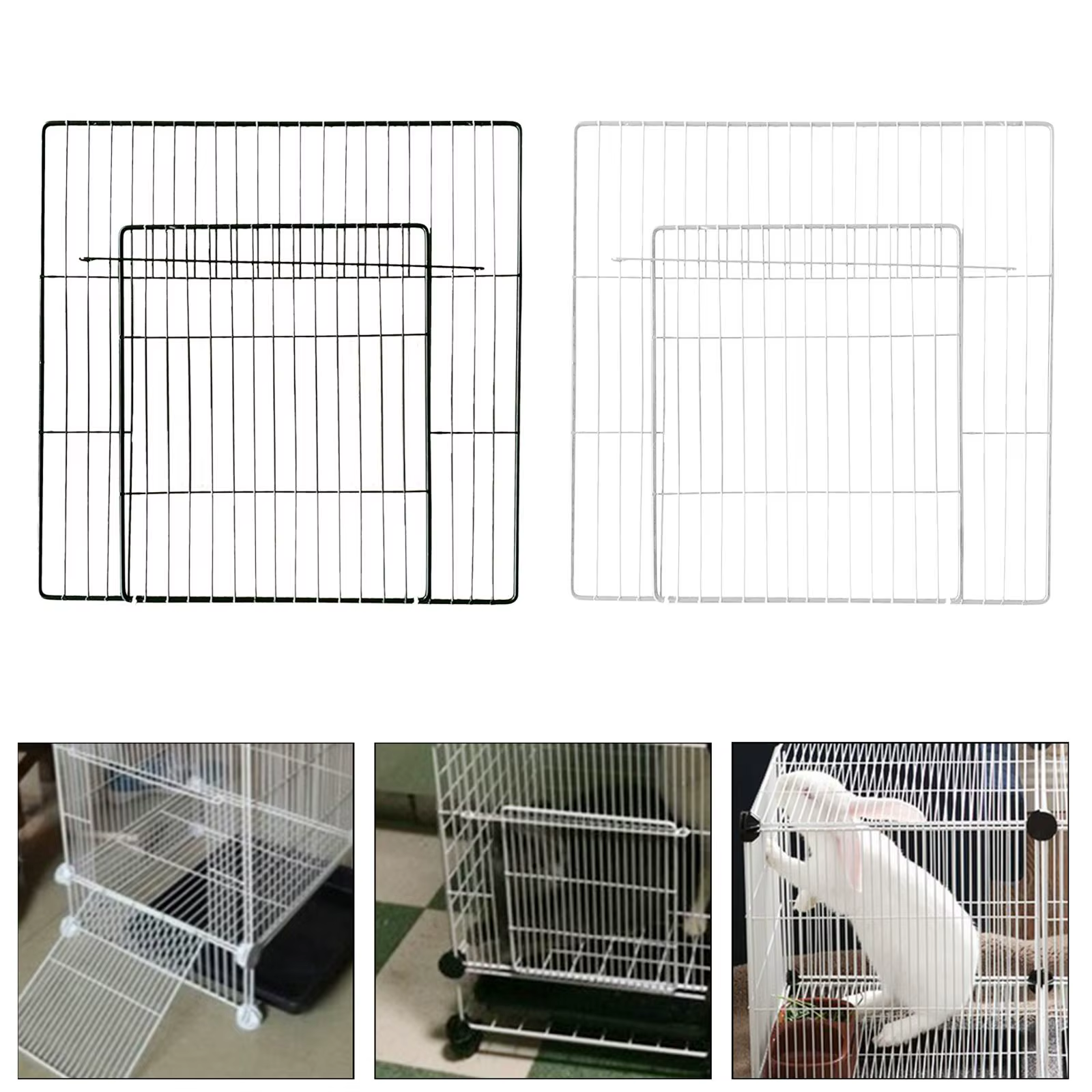 Porte portative, fil métallique extensible de fil de clôture de Cage de bricolage, pour la cour de clôture