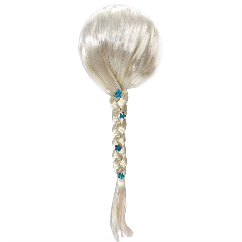 Perruque de princesse Elsa Anna pour fille