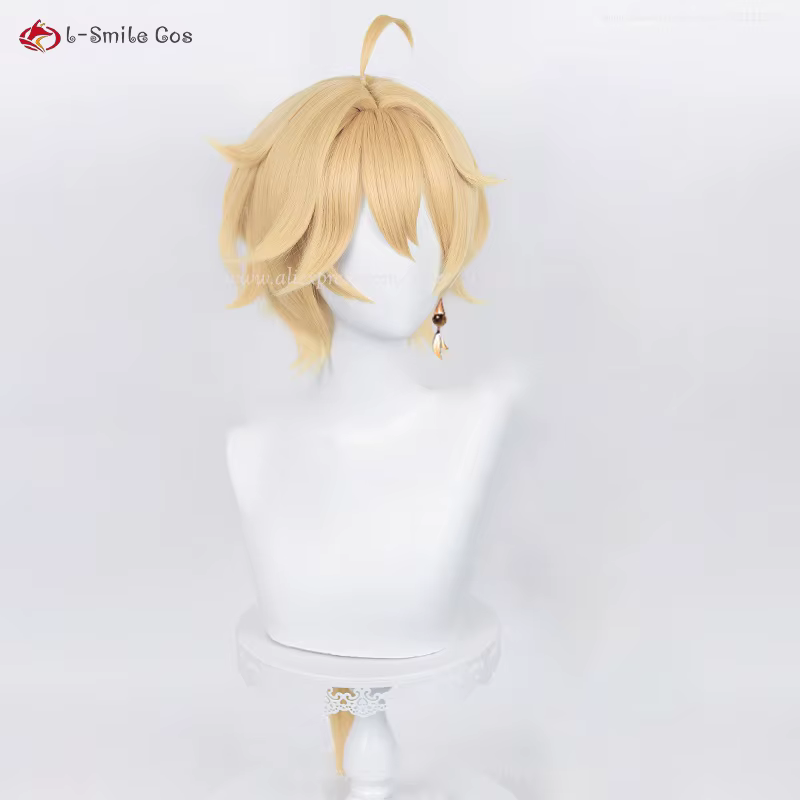 Perruque de Cosplay synthétique de jeu Aether