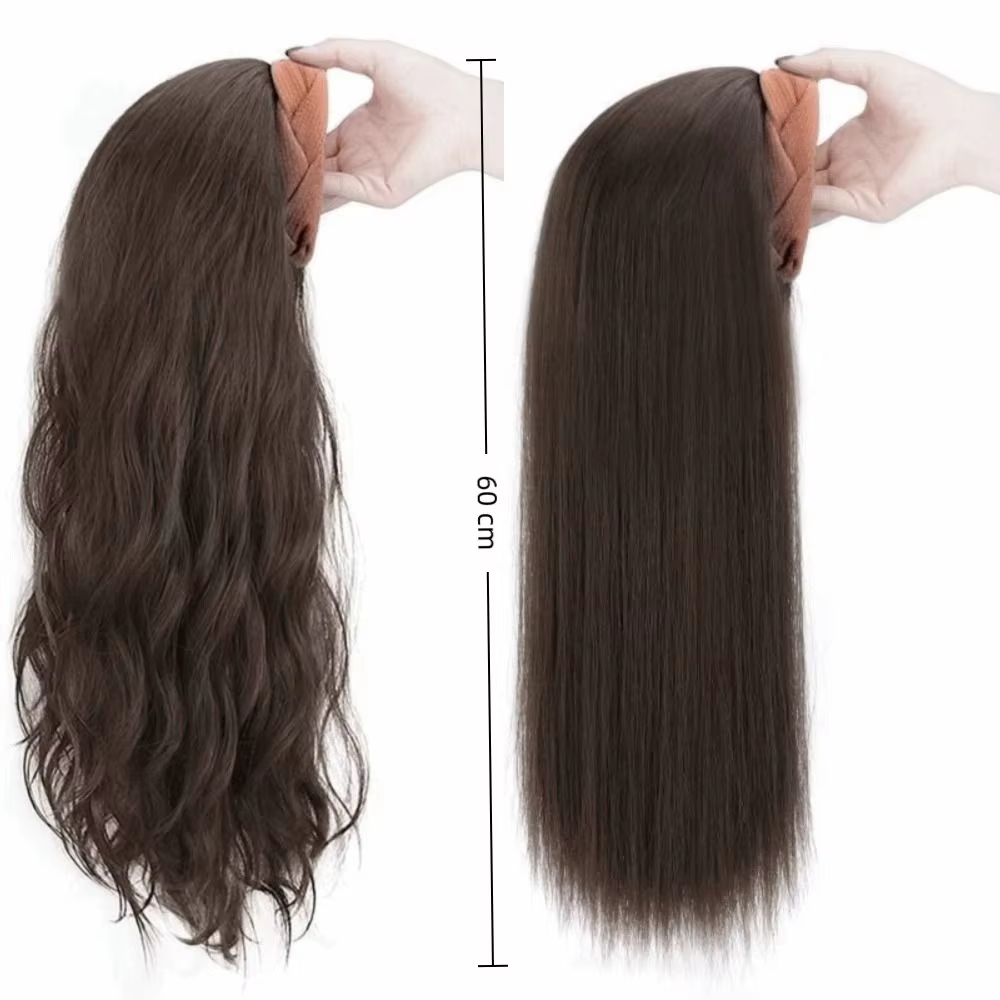 Extension capillaire synthétique longue et bouclée