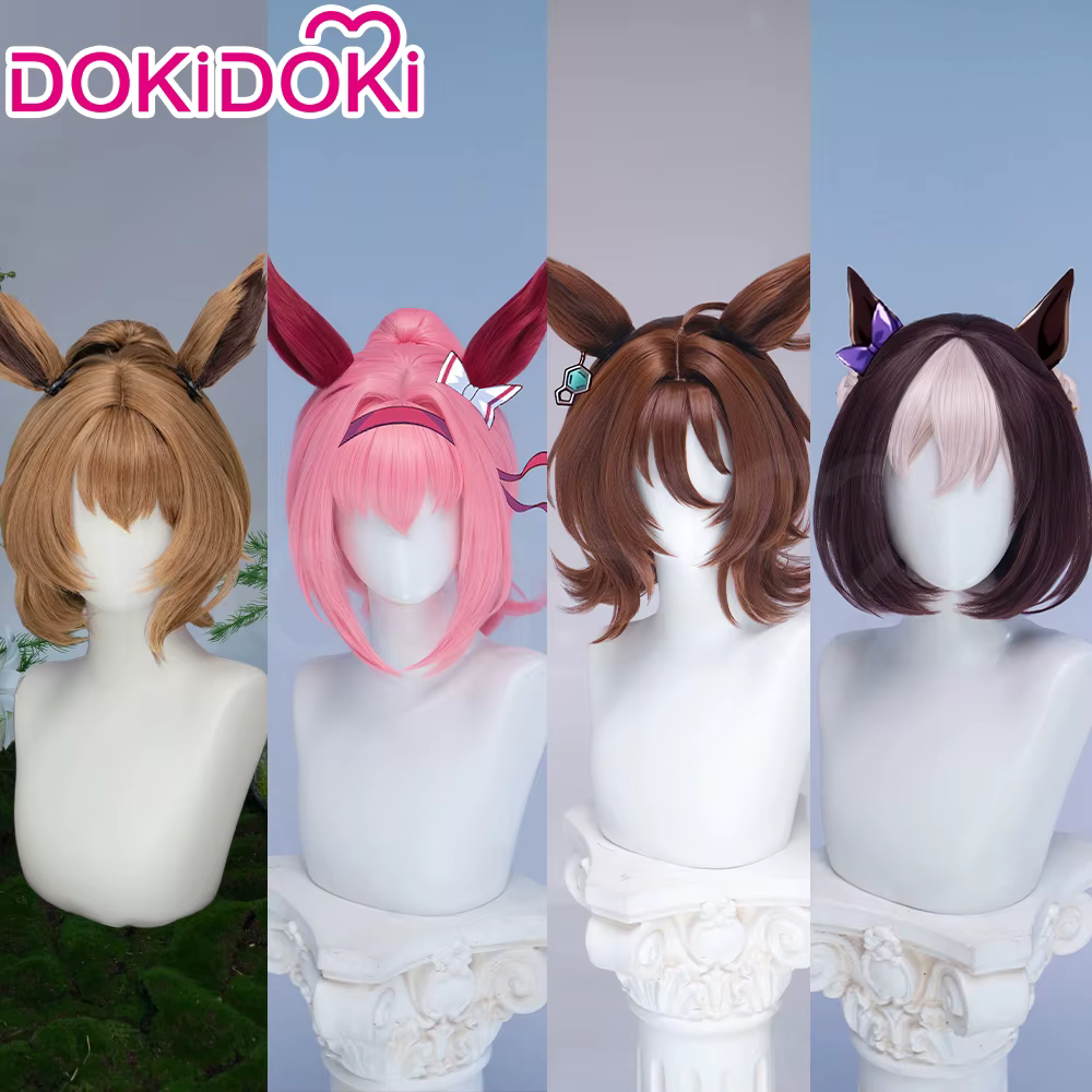 Perruque de cosplay Haru Urara Agnes Tachyon Special Week Taiki Shuttle Kitasan Black Doto