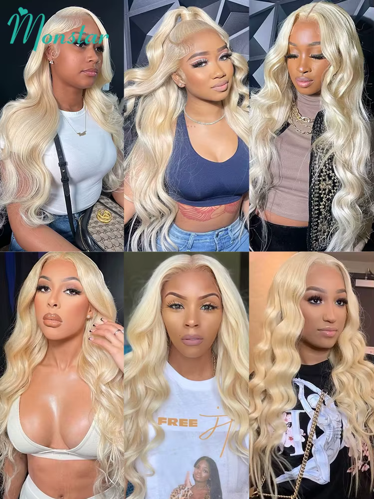 Extensions de cheveux blonds Monstar 613