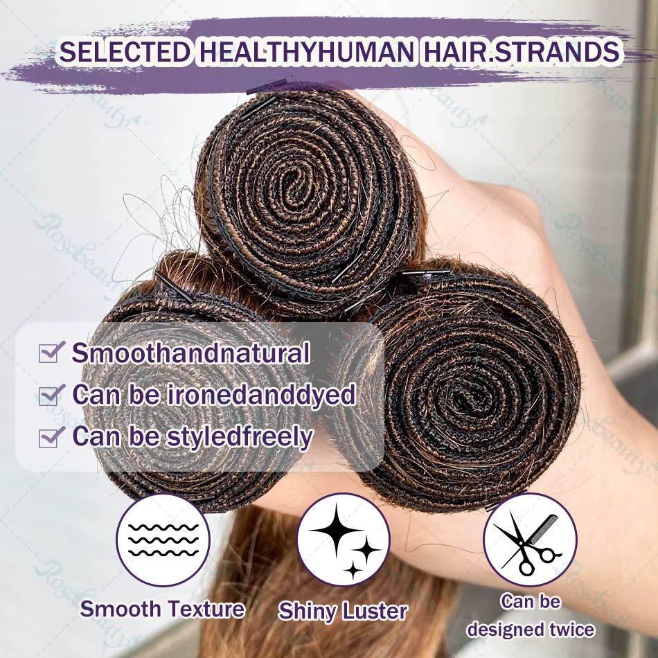 Extensions de cheveux humains brésiliens 4/27