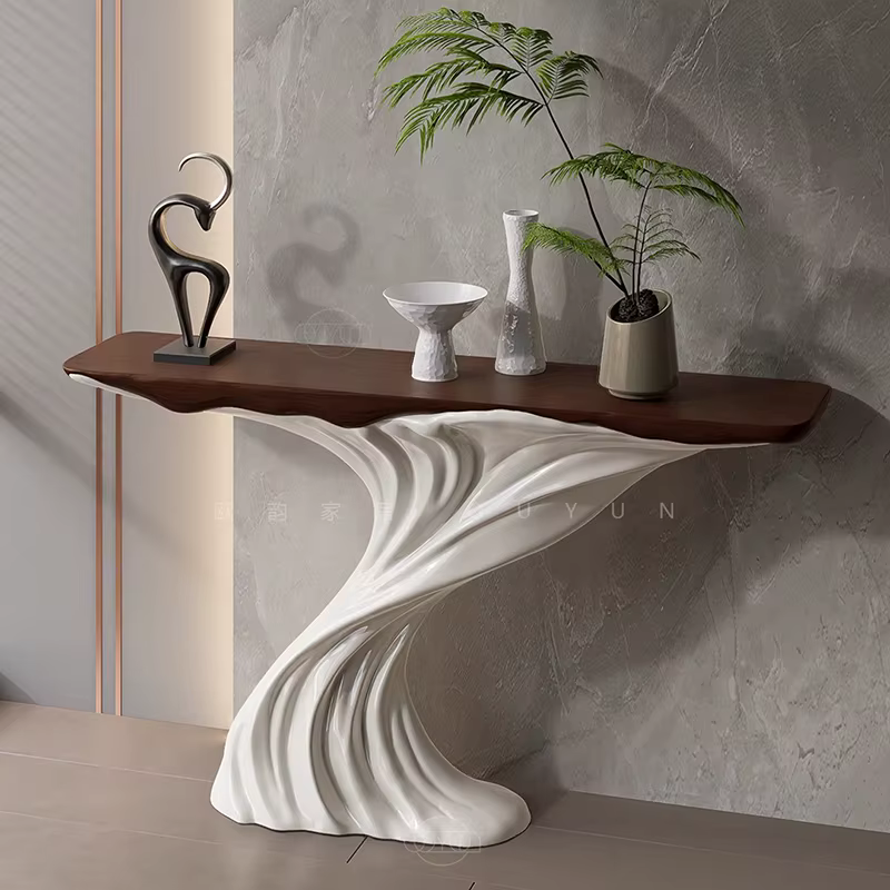 Console moderne de luxe, décor de rangement, Table d'entrée pliante, meubles de couloir, Console d'entrée, meubles de salon