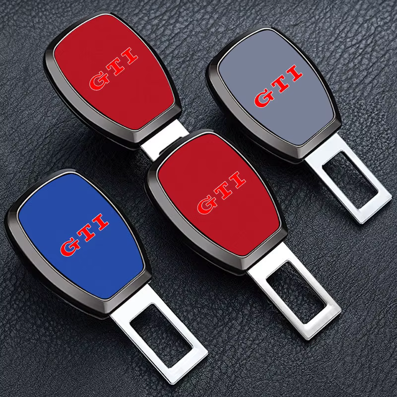 Extension de ceinture de sécurité pour voiture, clip d'extension de ceinture de sécurité avec emblème pour VW GTI Polo Passat B5 B6 B7 T4 T5 Golf 4 5 6 Tiguan Jetta