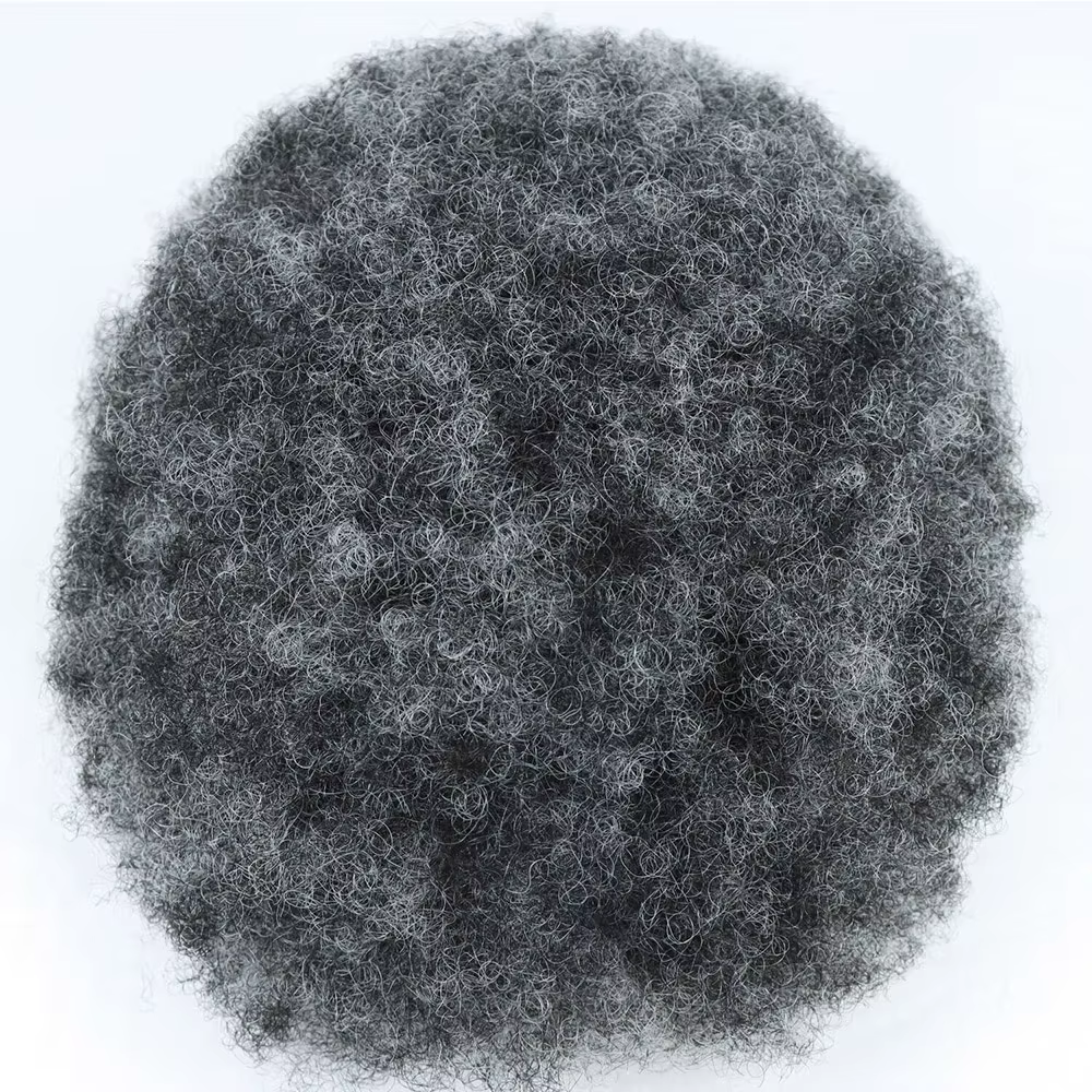 Afro bouclés hommes cheveux prothèse