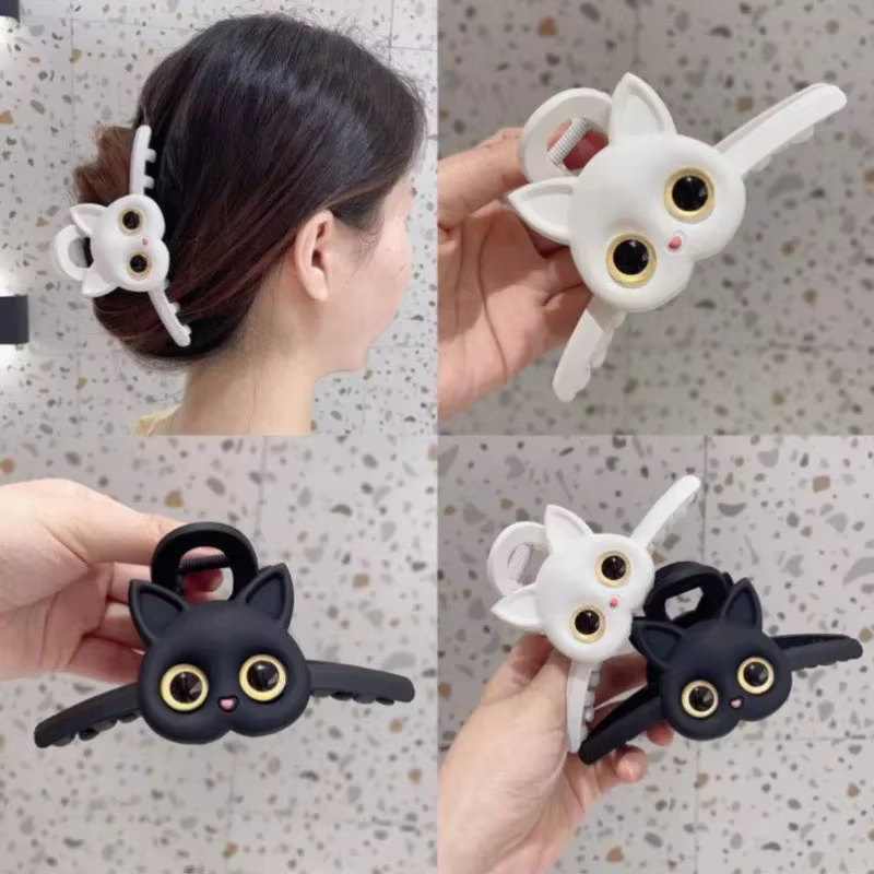 Pince à cheveux chat mignon