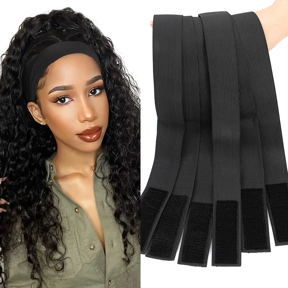 Lot de 3/5/10 élastiques à cheveux tendance pour perruques