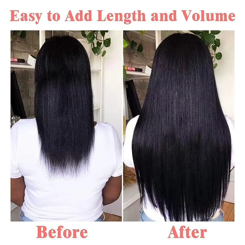 Extensions de cheveux à clipser