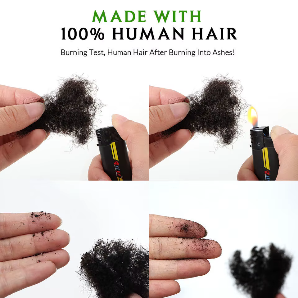 Extension Loc cheveux humains Locs 0.2 Cm d'épaisseur 14 pouces 30 brins