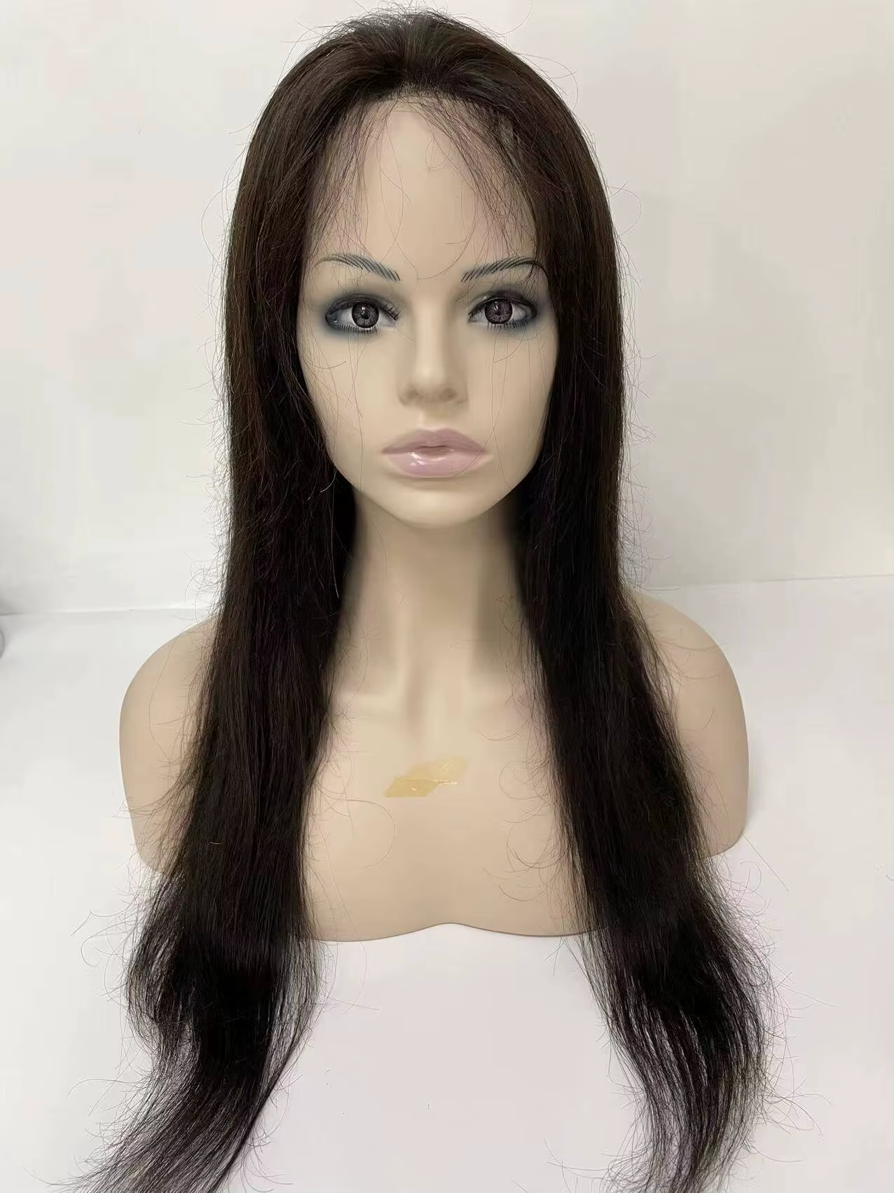 Perruques de cheveux humains à Base nouée en Pu pour femmes
