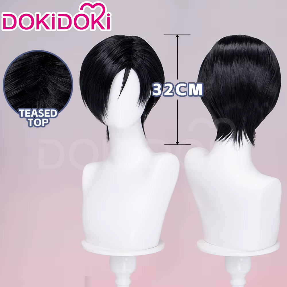Perruque de cosplay DokiDoki pour femme