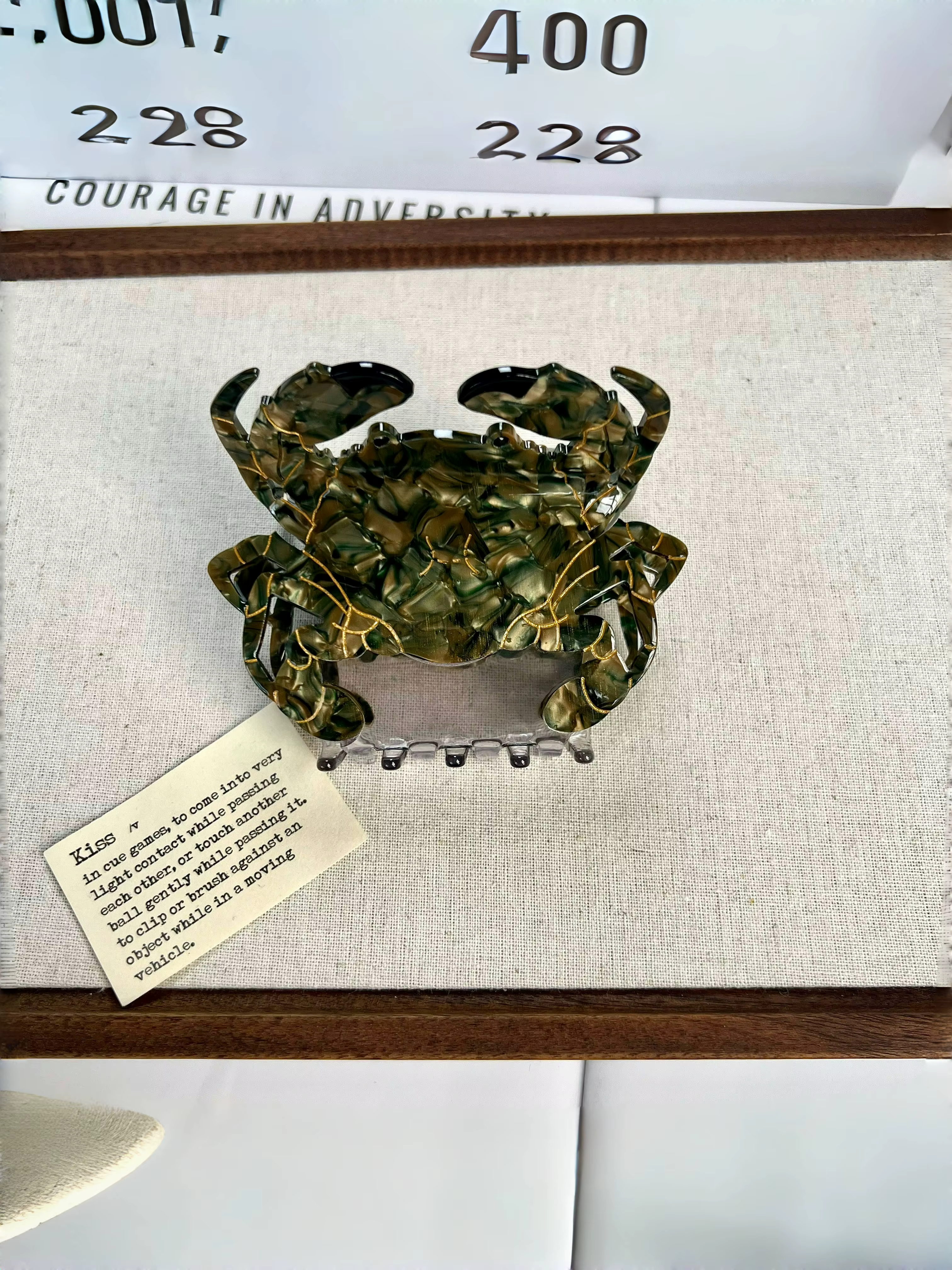 Pinces à cheveux Orca et griffe de crabe. Style d'île unique et décontracté. Acétate