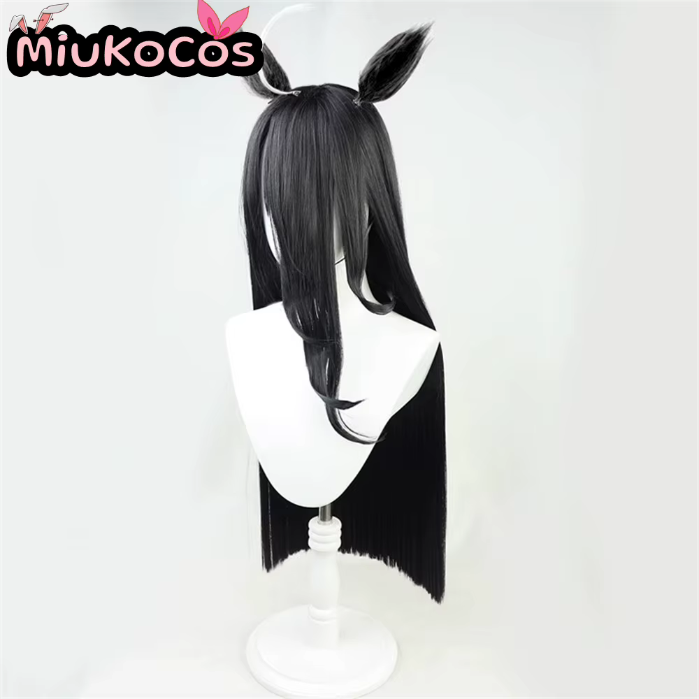 EN STOCK ンManhattan Cafe Cosplay perruque avec oreilles et queue MiukoCosplay jeu Umamusume: joli Derby