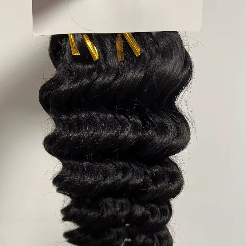 Extensions de cheveux humains en vrac de vague profonde