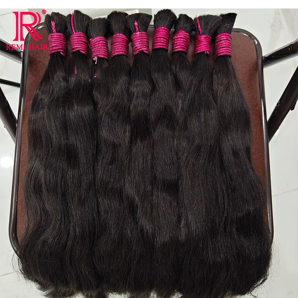 Cheveux naturels non traités 100% véritables en vrac