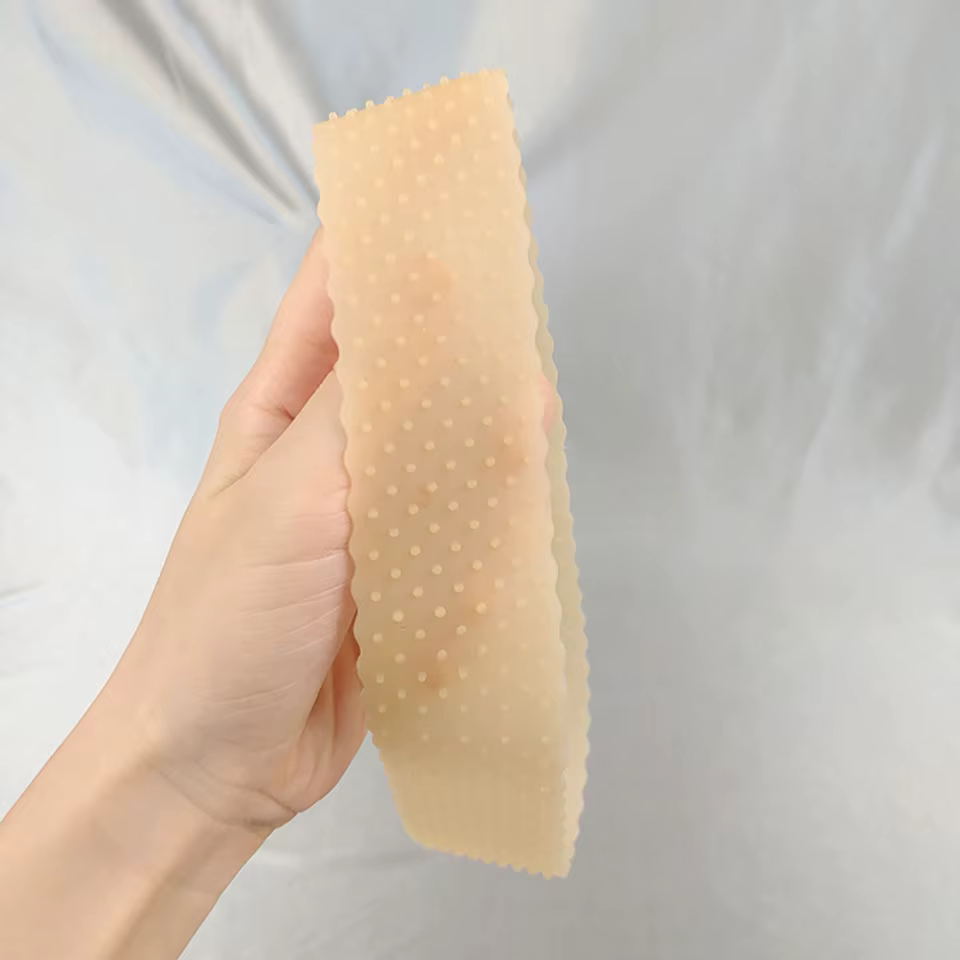 Bandeau en Silicone Transparent antidérapant élastique doux perruque Grip bande réglable femmes