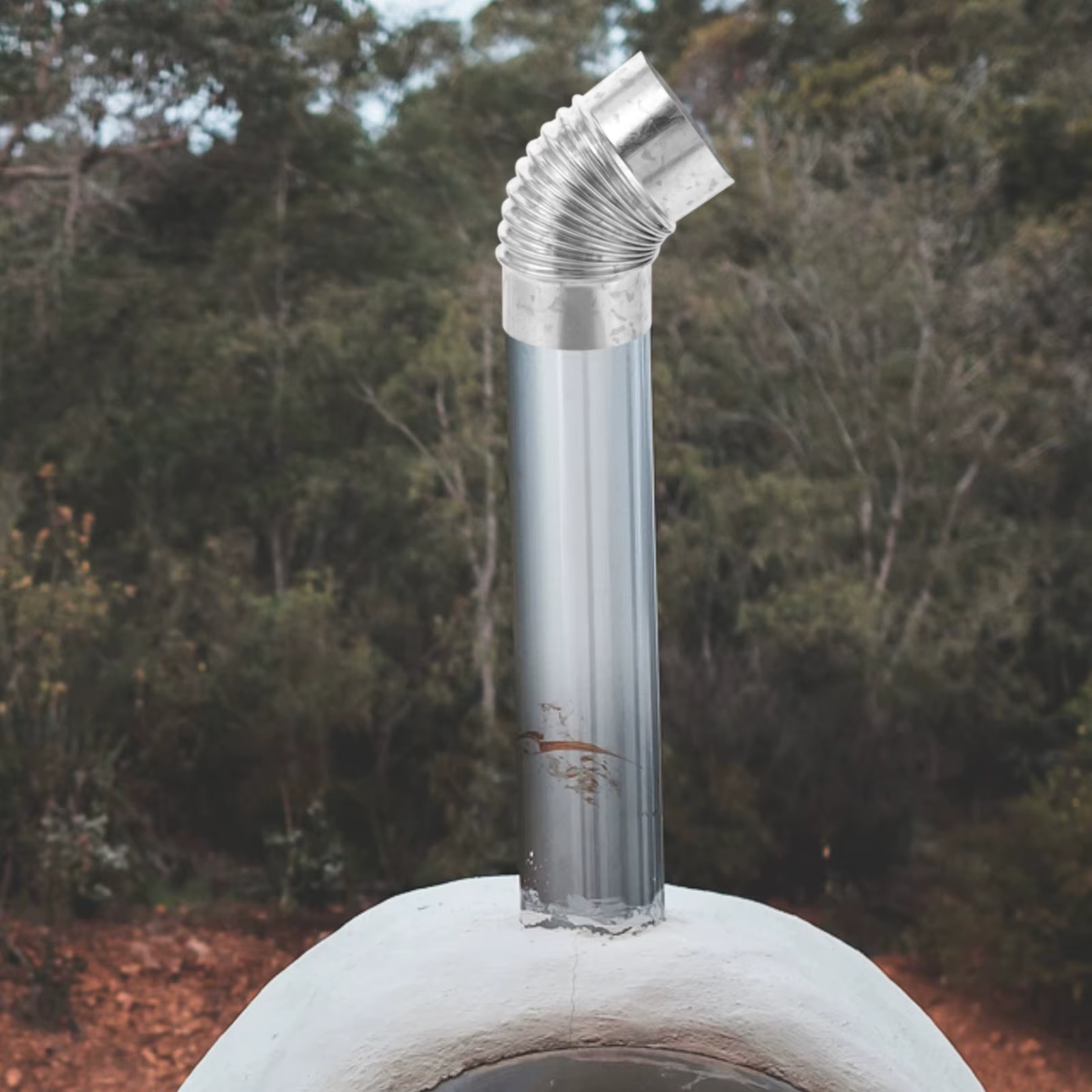 Tuyau de cheminée pour poêle à bois, coude en acier inoxydable à 45 degrés, extension de tuyau d'échappement, kit de cheminée, remplacement pour poêle extérieur, ventilation