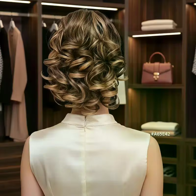 Extensions de queue de cheval synthétiques courtes et bouclées avec cordon de serrage, extensions de cheveux à clipser, chignon élégant pour usage quotidien, accessoires pour cheveux