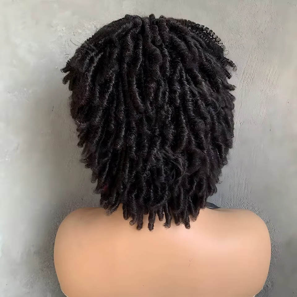Perruques Remy brésiliennes bouclées afro 13x4 avec dentelle frontale d'oreille à oreille