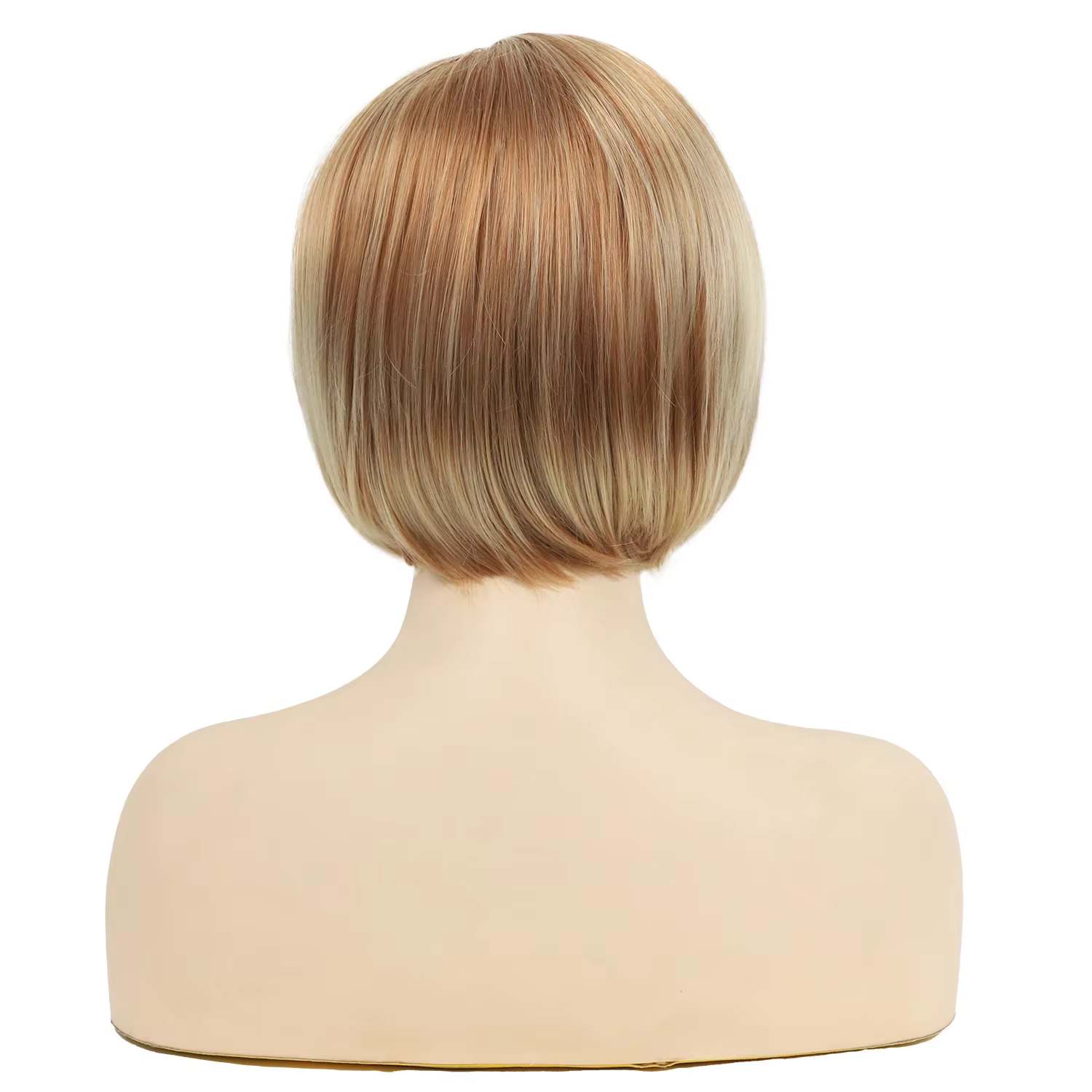 Perruque Bob courte brune naturelle pour femmes