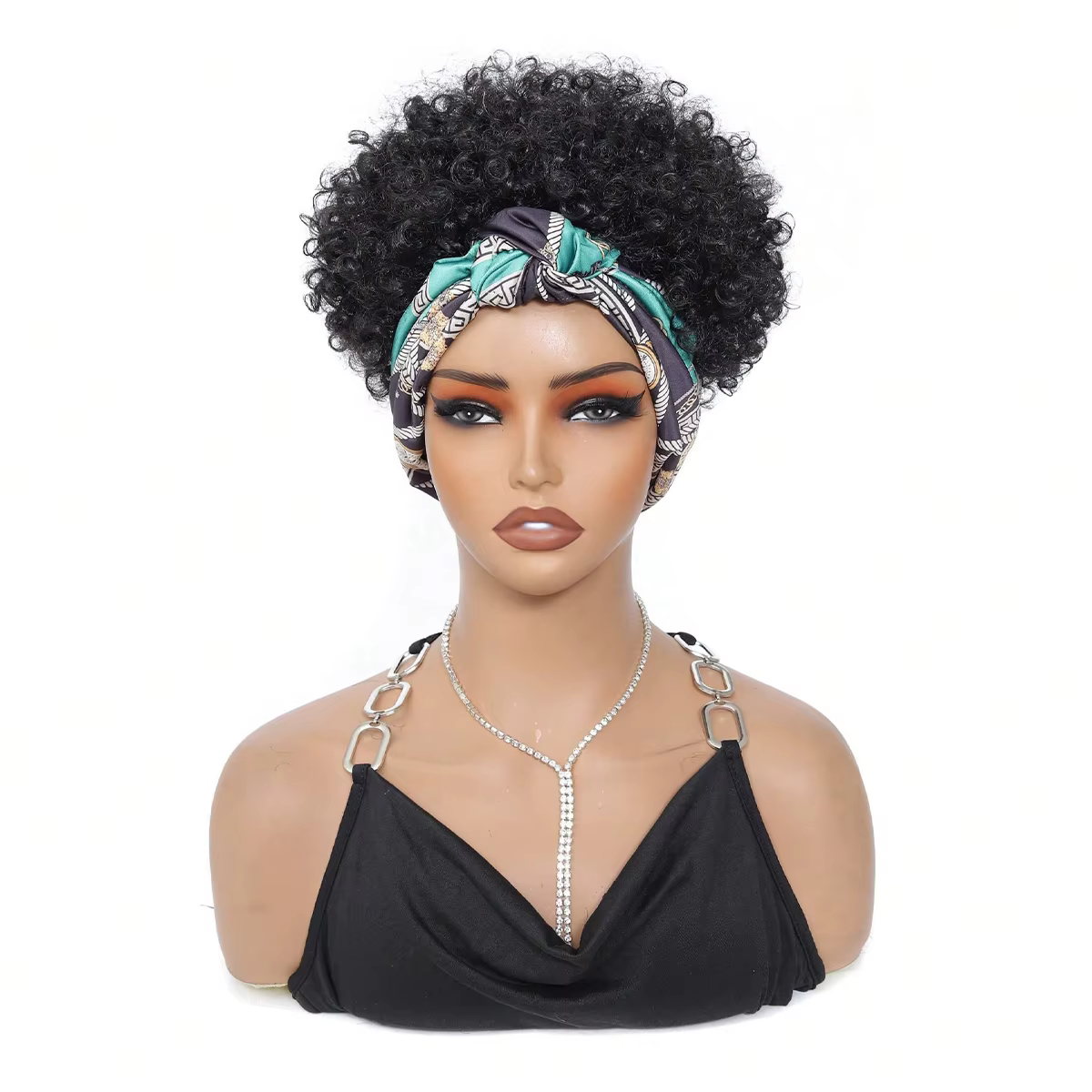 Perruques bandeau noires pour femmes