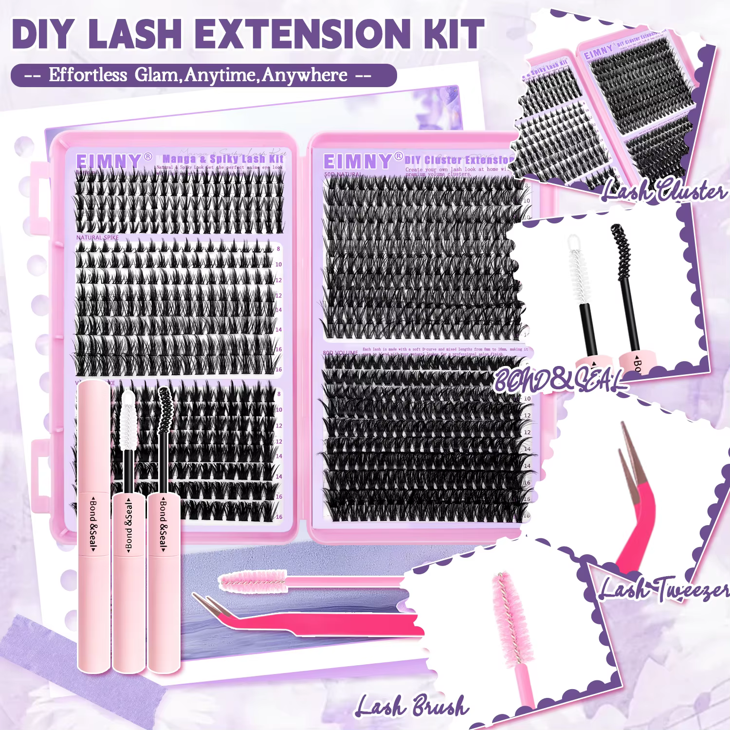 Kit d'extension de cils EIMMY