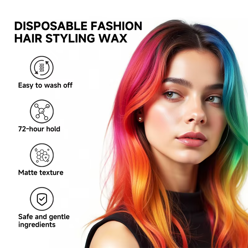Cire de couleur de cheveux