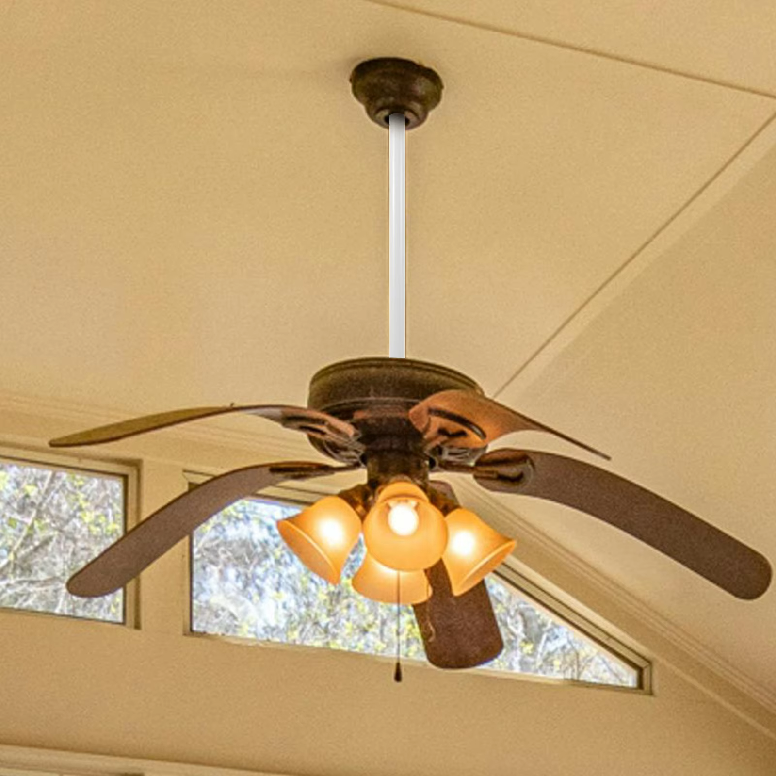 Extension de Ventilateur de Plafond avec Poteau de Remplacement, Pièce d'Entretien