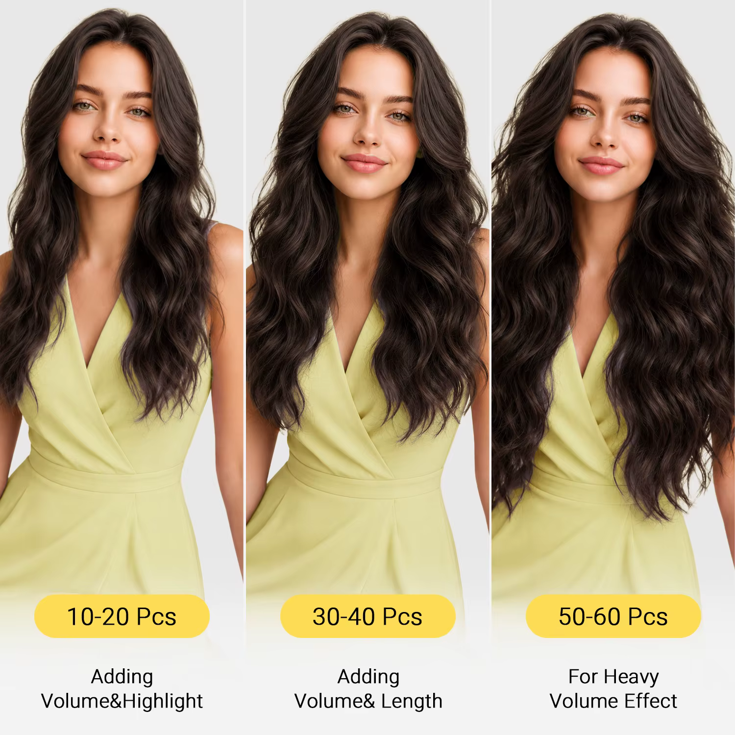 Bande dans les Extensions de cheveux humains véritable Remy Extension