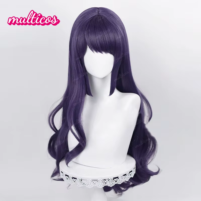 My Dress-Up – perruque Cosplay noire Kuroe Shizuku Rizu Kyun Devil Shinju Inui Sajuna