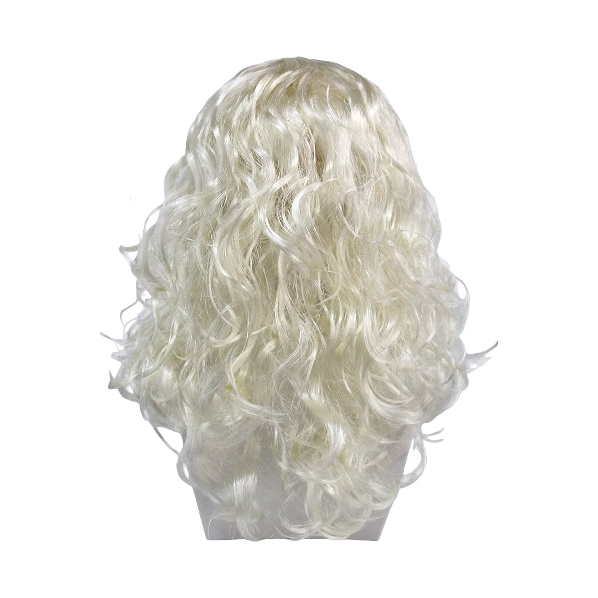Perruque synthétique blonde de Viking pour homme avec tresses et moustache