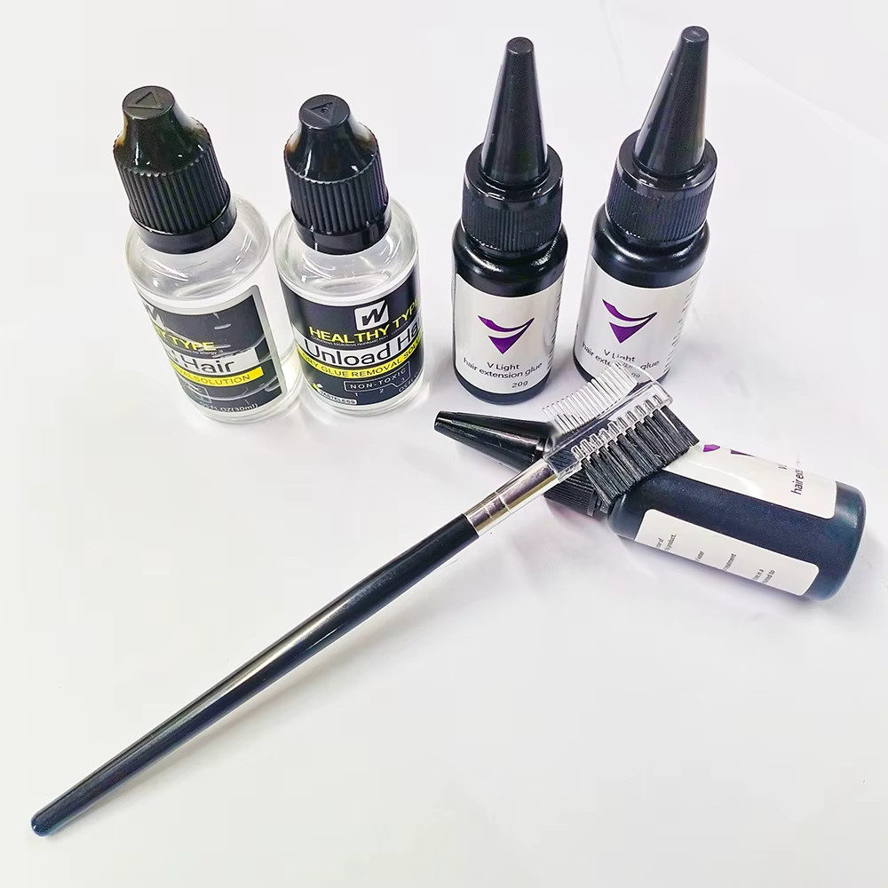 Ensemble de colle pour perruque