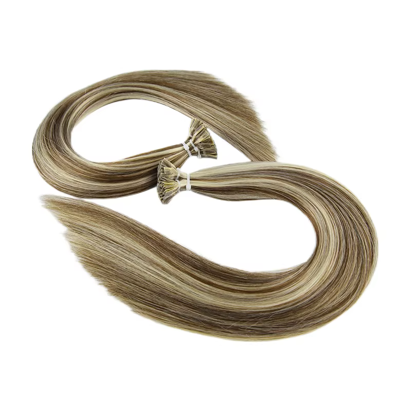Extensions de cheveux à pointe plate