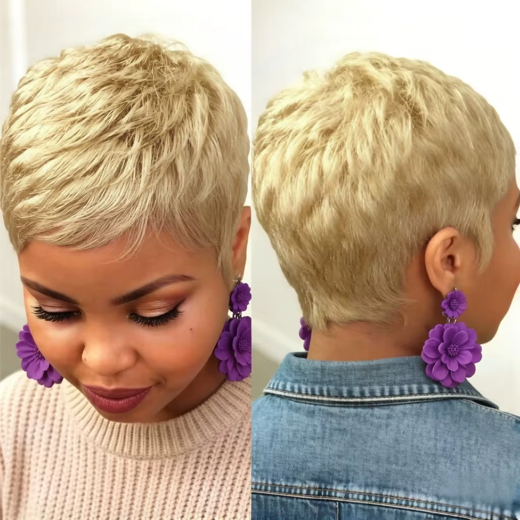 Perruque Pixie pour femmes