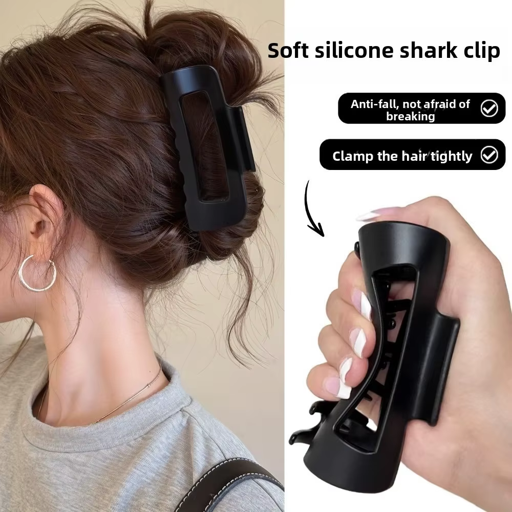 Pince à cheveux en caoutchouc souple