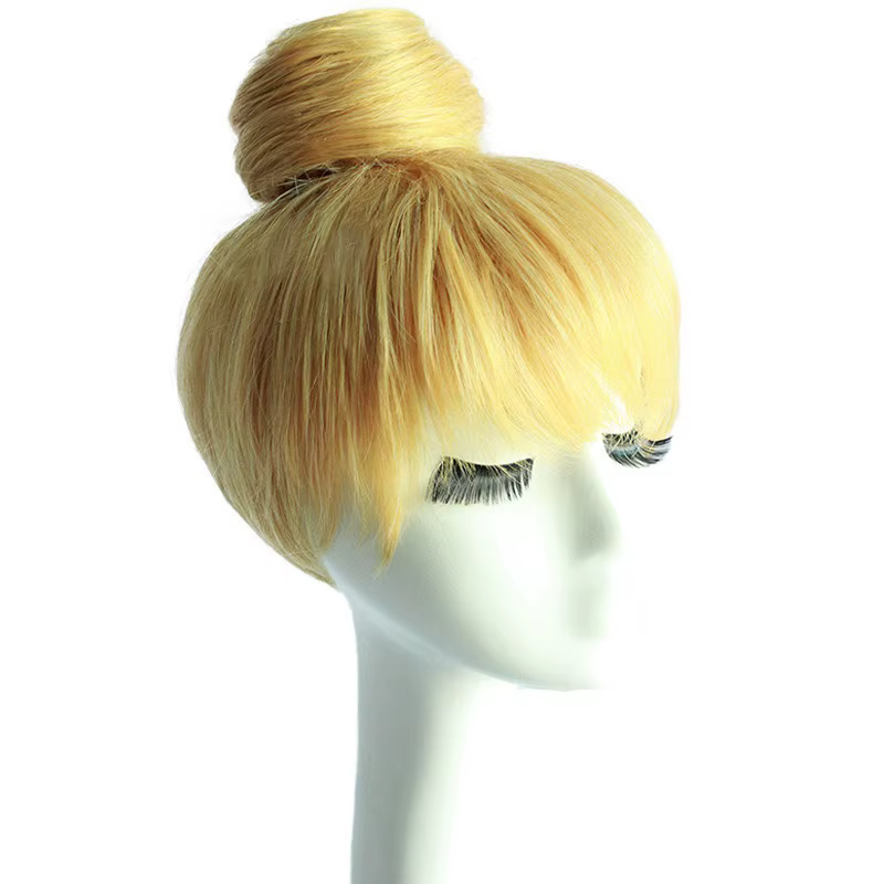 Femme euraméricaine or cheveux humains fée clochette fée