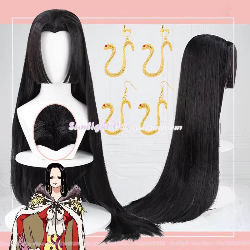100 cm de Long Boa Hancock Cosplay perruque Anime femmes Boa