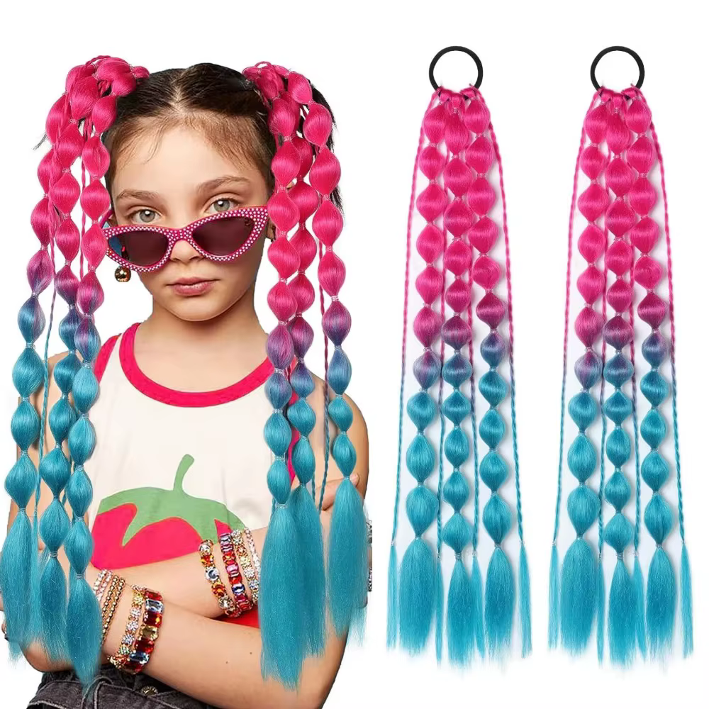Extensions de cheveux colorées de 20 pouces