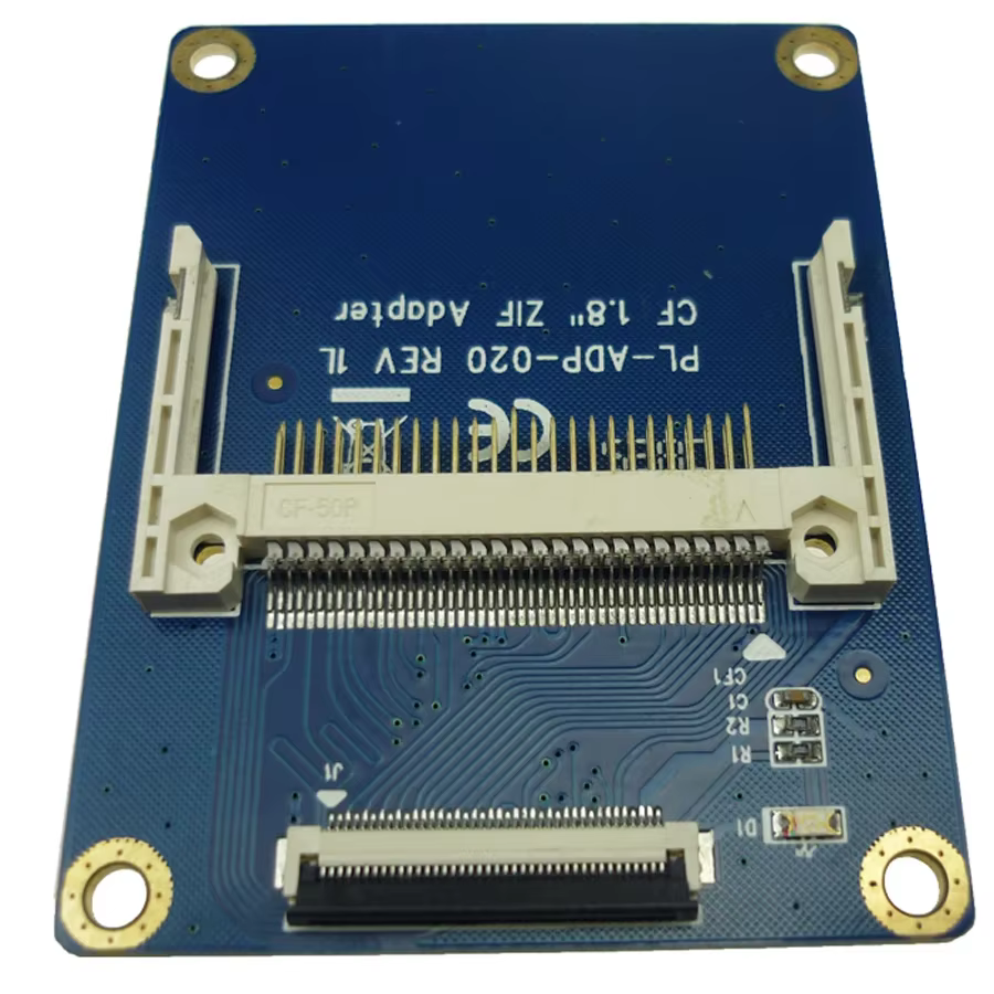 IT-GO-Adaptateur de carte mémoire CF Flash Compact, 1.8 pouces, vers CE Ipod ZIF SSD HDD avec directions ZIF