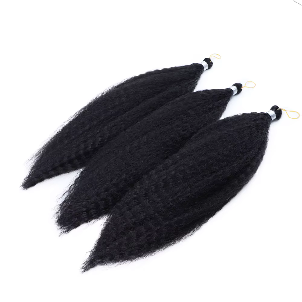 Tresses Synthétiques Afro Crépues et Bouclées au Crochet pour Femme