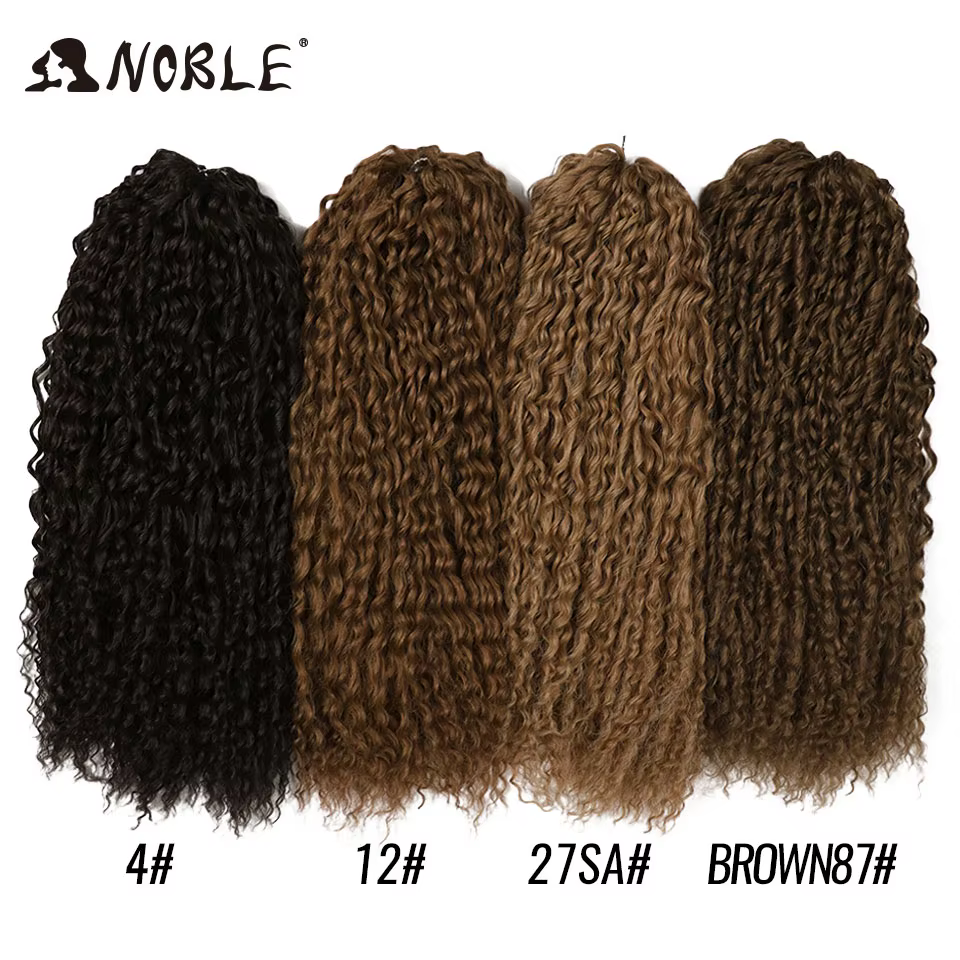 Noble cheveux synthétiques 24 pouces vague d'eau tressage Extensions