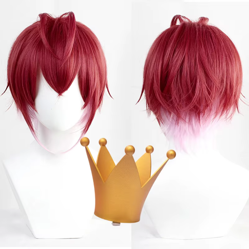 Perruque de cosplay Riddle Rosehearts