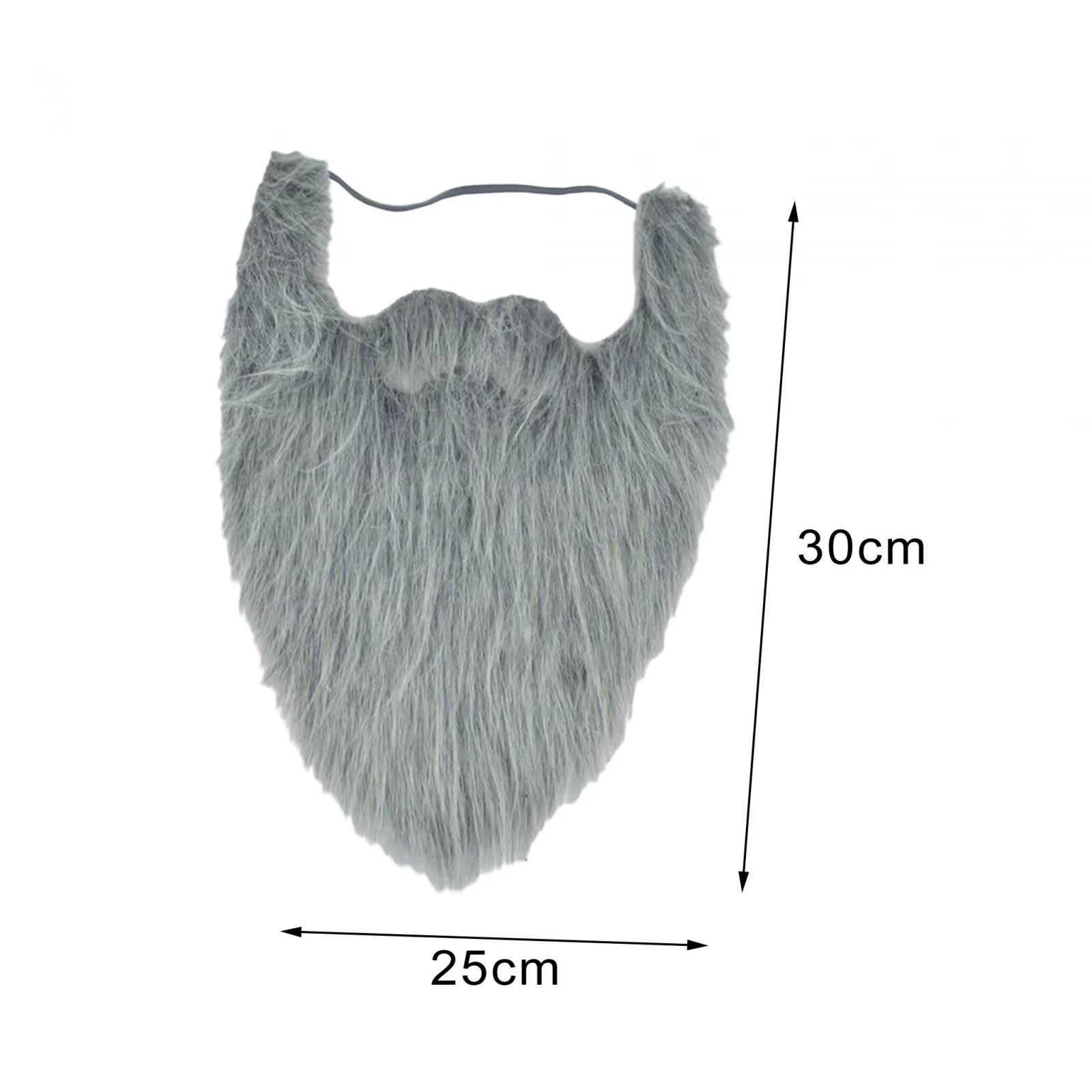 Fausse Barbe du Père Noël avec Corde artificiel astique
