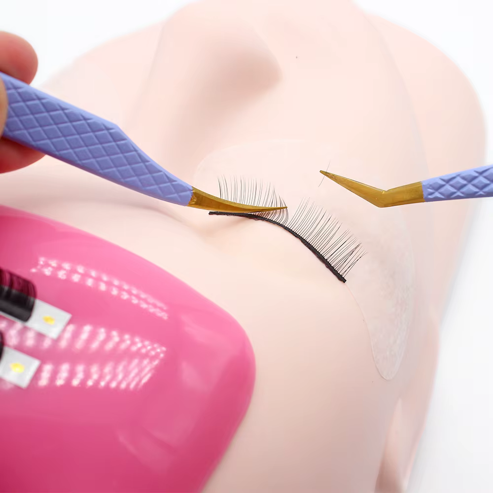 Pince à épiler à cils, Clip d'extension en acier inoxydable